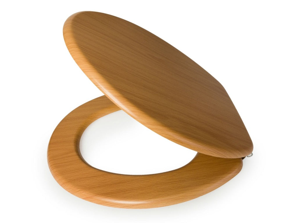 Blue Canyon Hampton Mdf Toilet Seat Beech
