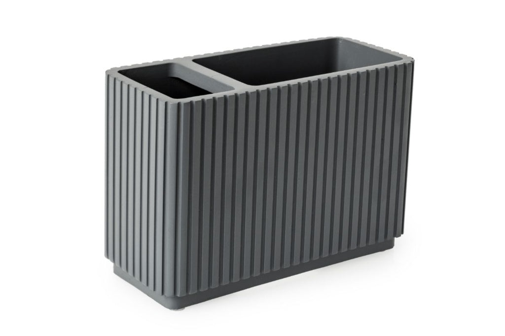 Blue Canyon Berkeley Toothbrush Tidy Grey