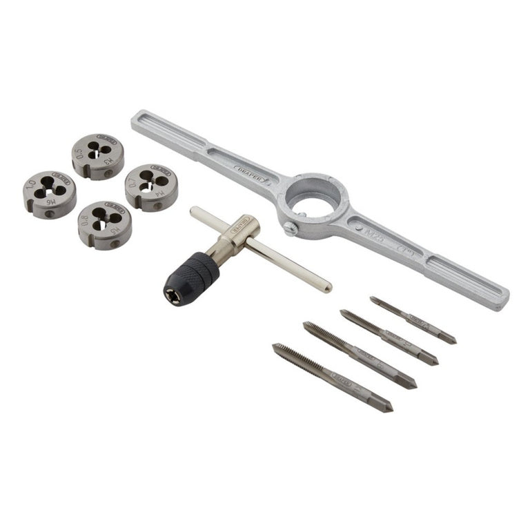 Draper Tap & Die Set 3 6mm 10 Piece