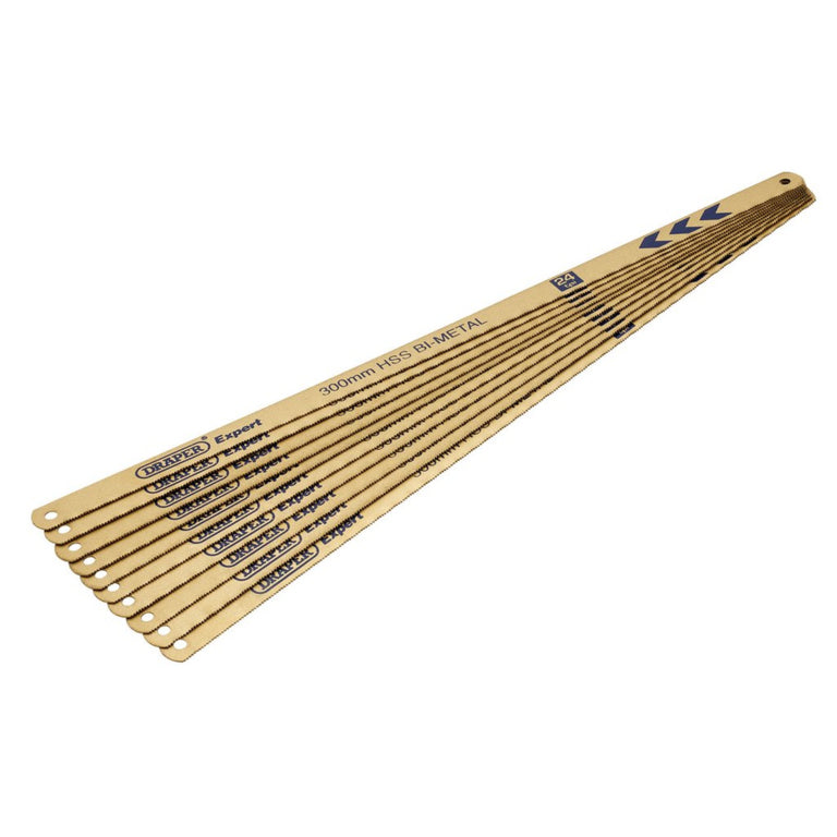 Draper Bi Metal Hacksaw Blades 24 Pti 300mm Pack 10