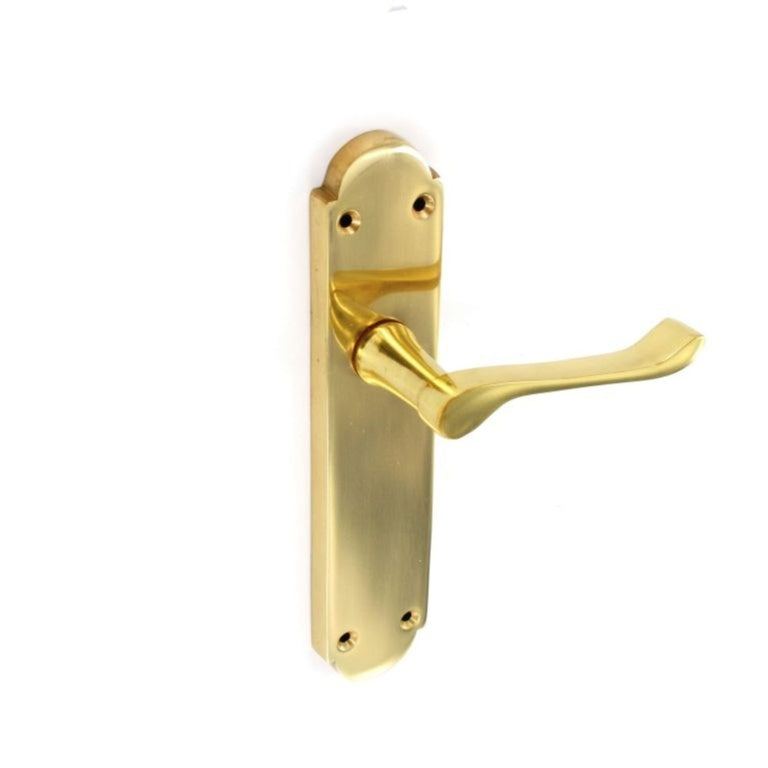 Securit Victorian Regency Latch Handles (Pair) 200mm