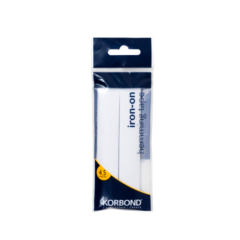 Korbond Hemming Tape White 4.5m