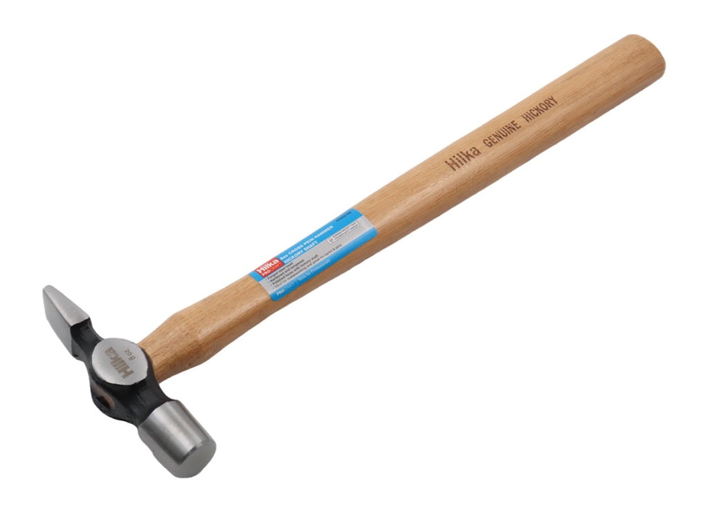 Hilka Hickory Shaft Cross Pein Hammer 8oz