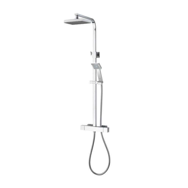 Aqualisa Square Valve Dual Mixer Shower Chrome