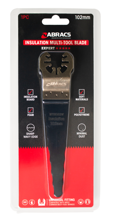 Abracs M/Tool Wavy Edge Insulation Blade 102mm