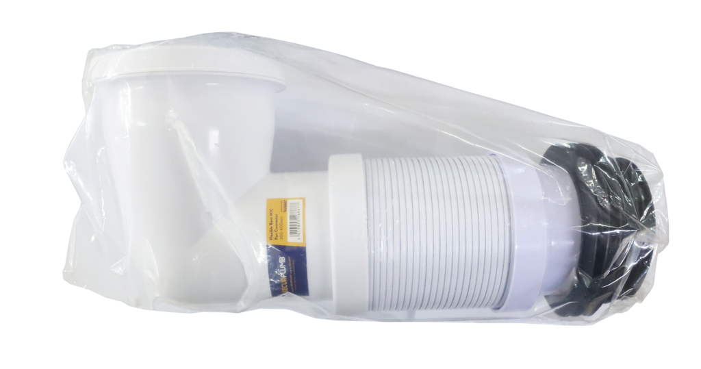 Securplumb Bent Flexible W/C Pan Connector 300 600mm