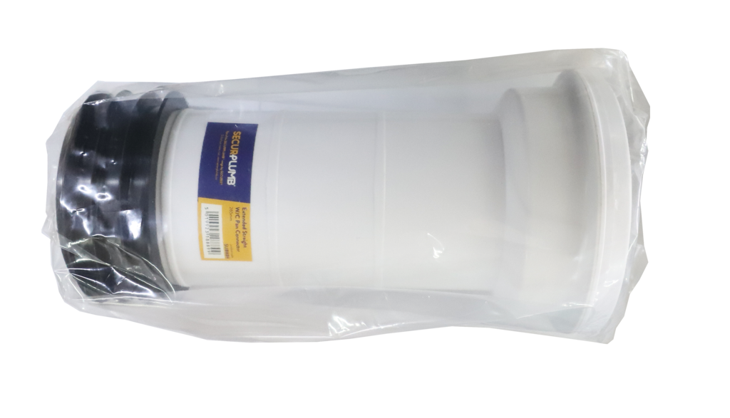 Securplumb Extending Straight W/C Pan Connector 265mm