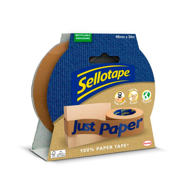 Sellotape Paper Tape 50m X 48mm