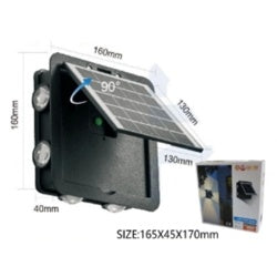 Extrastar Led Solar 4 Way Wall Lamp Warm White 3000k