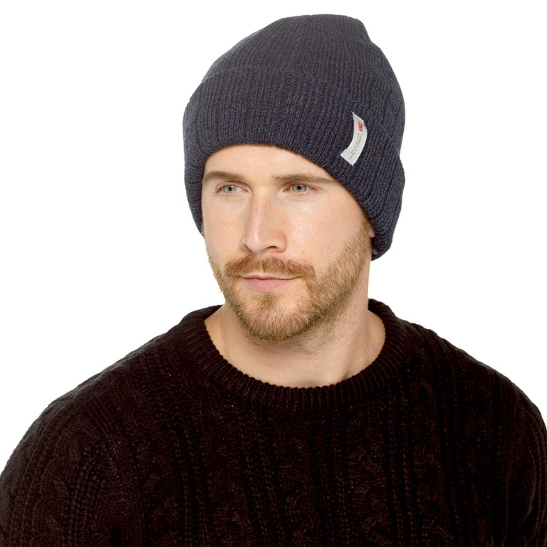Rjm Mens Twist Yarn Thinsulate Beanie Hat