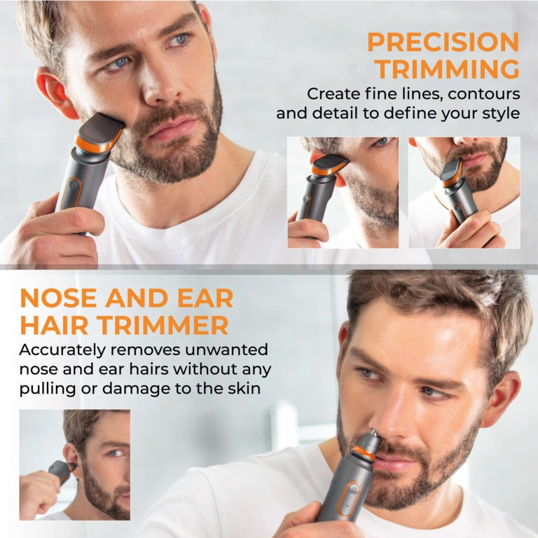 Carmen Titan Titanium 3 In 1 Grooming Set