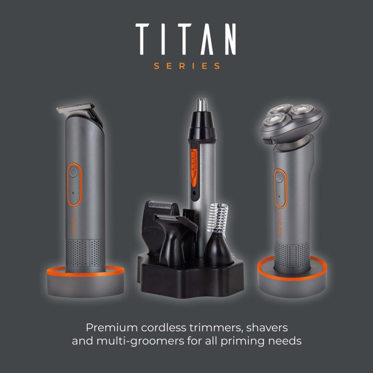 Carmen Titan Titanium 3 In 1 Grooming Set