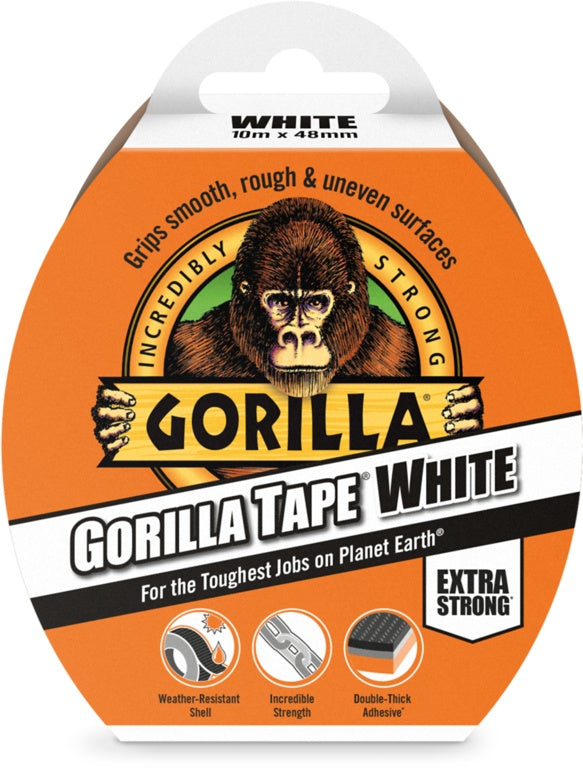 Gorilla White Tape 10m