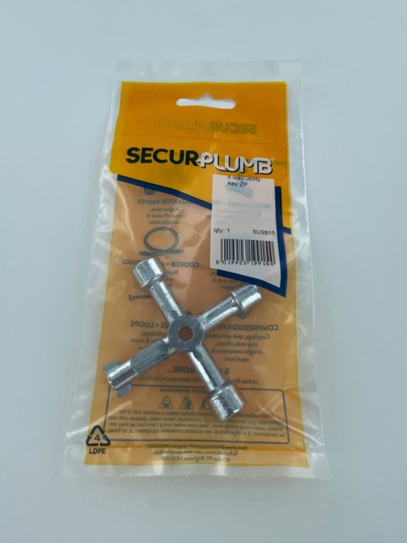 Securplumb A Way Utility Key Zp Pack 1