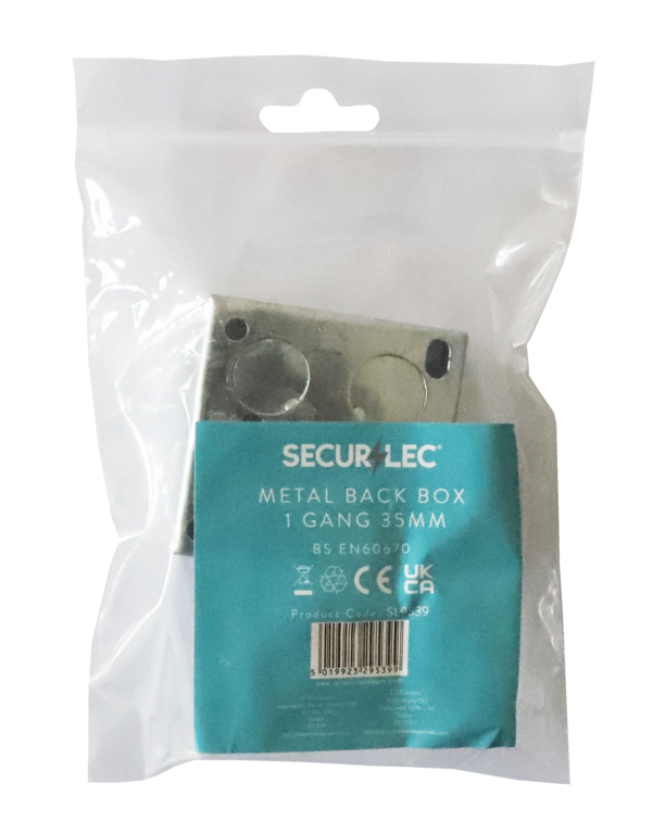 Securlec 1 Gang Metal Box