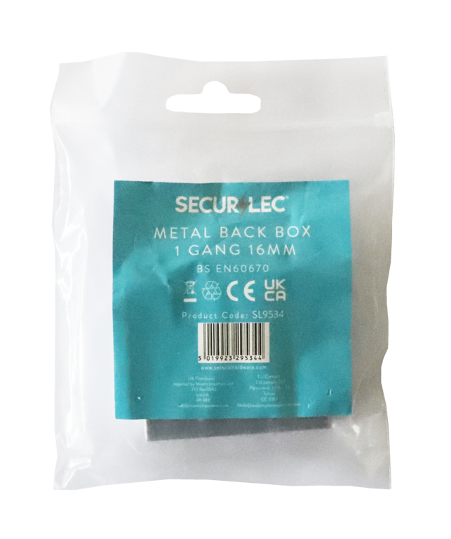 Securlec 1 Gang Metal Box