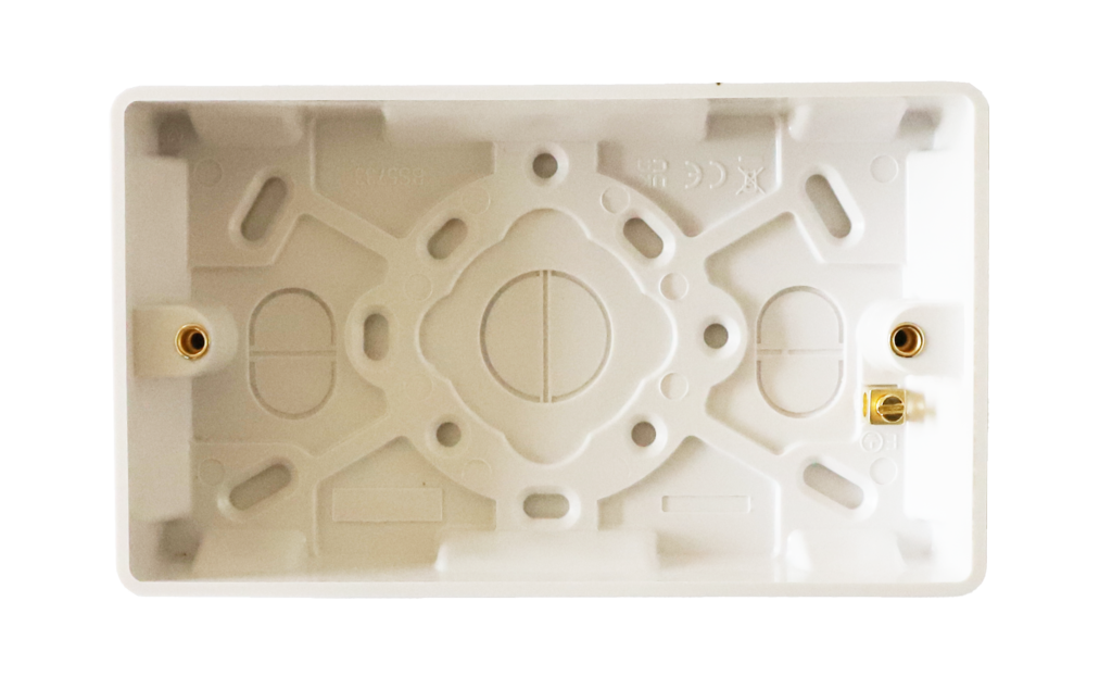 Securlec Double Pattress Box Square
