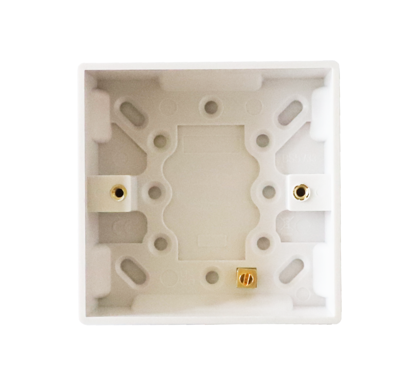 Securlec Single Pattress Box Square