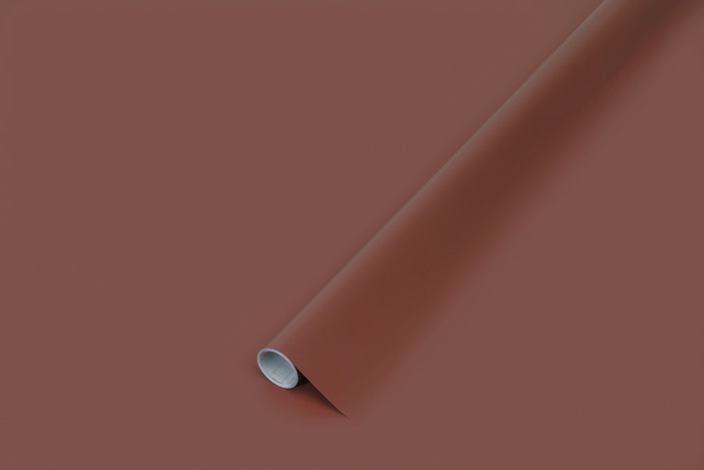 D C Fix�� Uni Matt Rusty Red Self Adhesive Film 45cm X2m