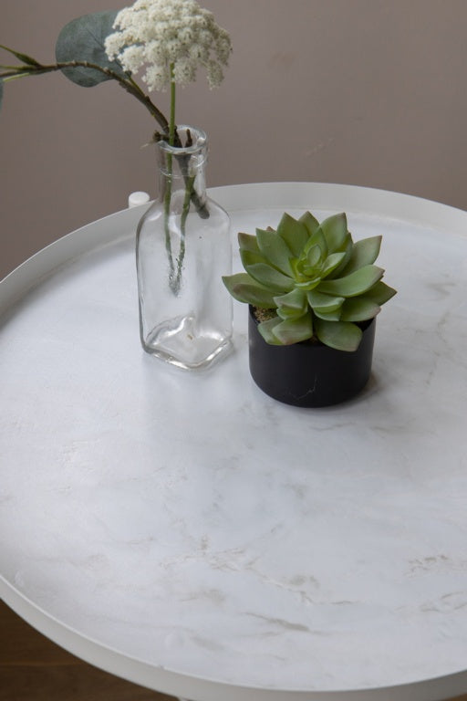 D C Fix�� Marmor Romeo Matt White Self Adhesive Film 90cm X 2.1m