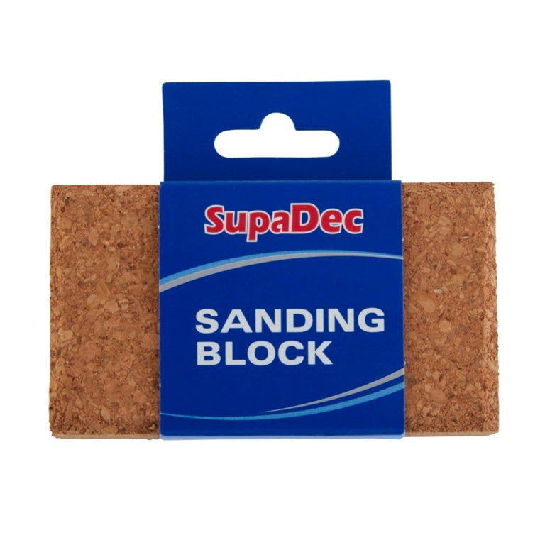 Supa Dec Decorator Cork Sanding Block