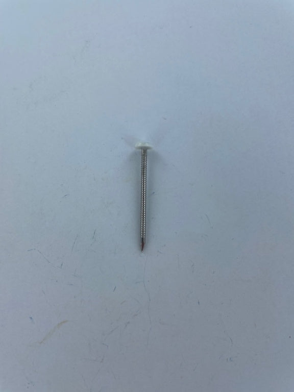 Securfix Stainless Steel Plastic Headed Pin White 40mm 50 Pack