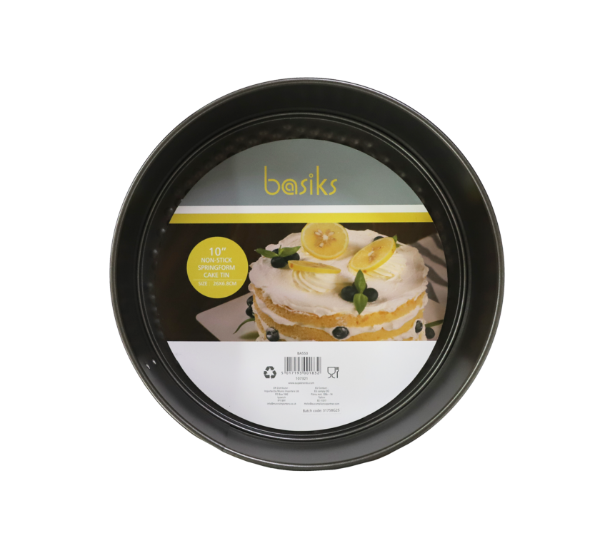 Basiks Non Stick Springform Cake Tin