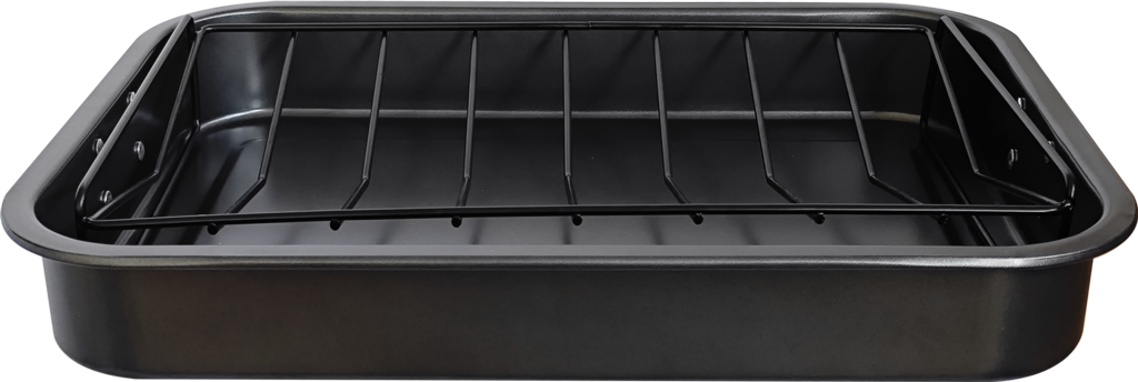 Basiks Non Stick Roaster & Rack 13"