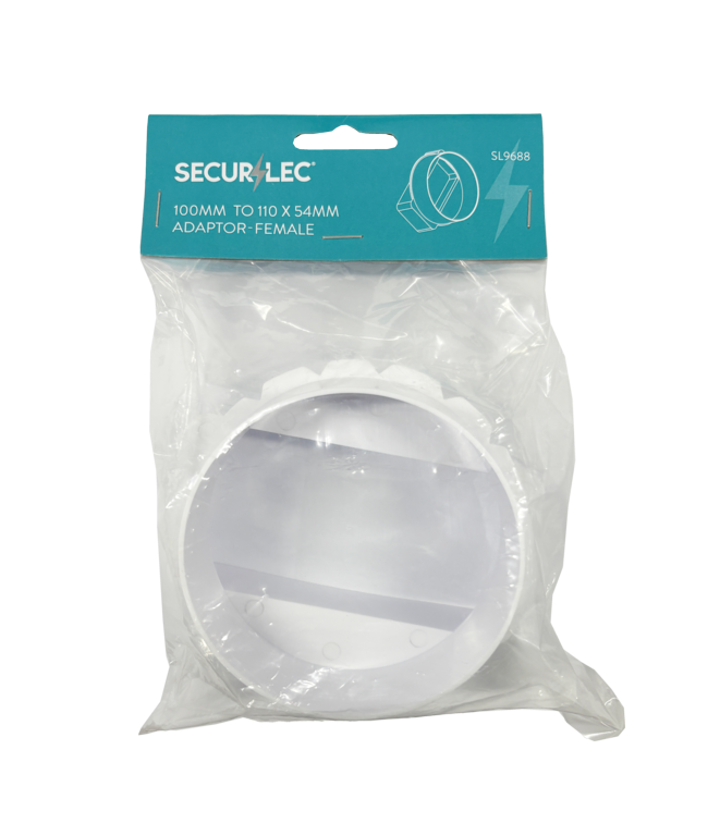 Securlec Adaptor Female 100mm To 110 x 54mm