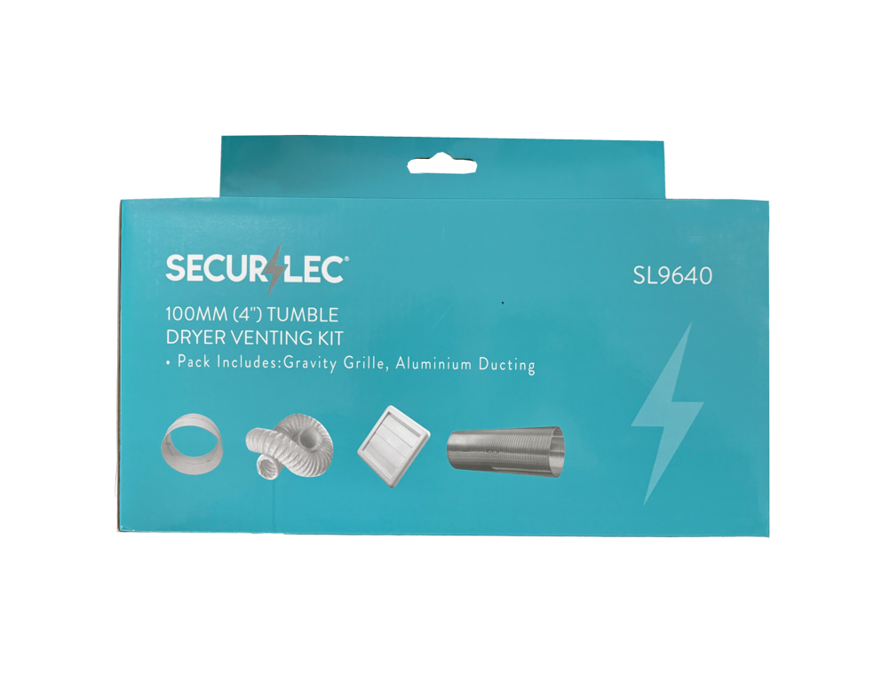 Securlec Tumble Dryer Venting Kit 100mm