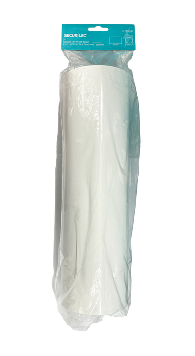 Securlec White Rigid Ducting 350mm x 100mm