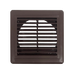 Securlec Inlet/Outlet Multi Fit Fixed Grill Brown 100mm
