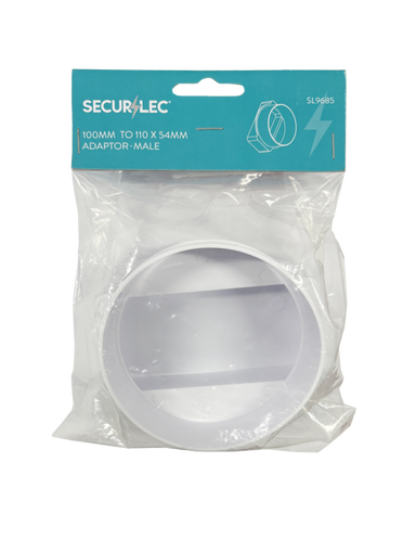 Securlec Adaptor Male 100mm to 110 X 54mm