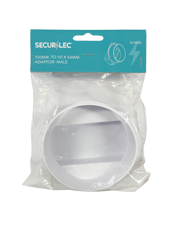 Securlec Adaptor Male 100mm to 110 X 54mm