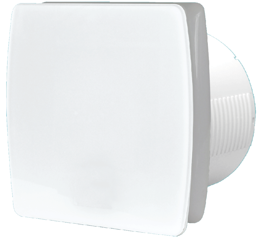 Securlec Whisper Fan Glass Fascia 100mm