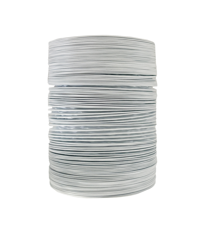 Securlec White PVC Flexible Ducting Hose 3m x 100mm