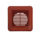 Securlec Inlet/Outlet Multi Fit Fixed Grill Terracotta 100mm