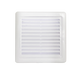 Securlec Inlet/Outlet Multi Fit Fixed Grill White 100mm