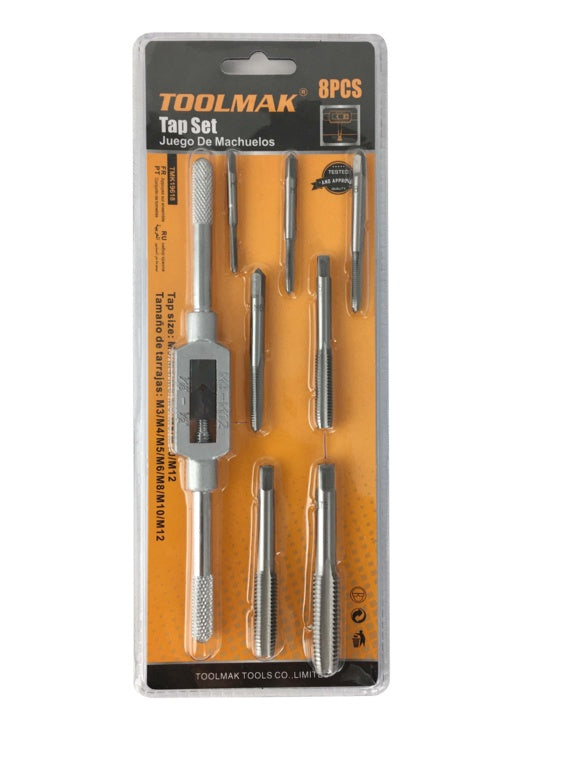 Toolmak Tap Set 8 Piece