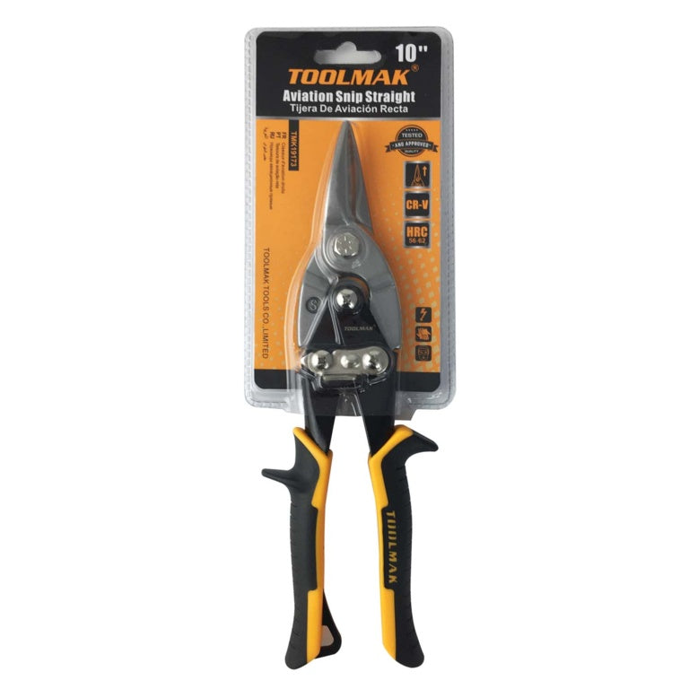 Toolmak Straight Aviation Snips 10"