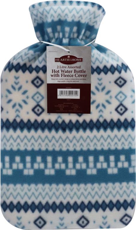 Hearth & Home Hot Water Bottle Fleece Cover 2 L