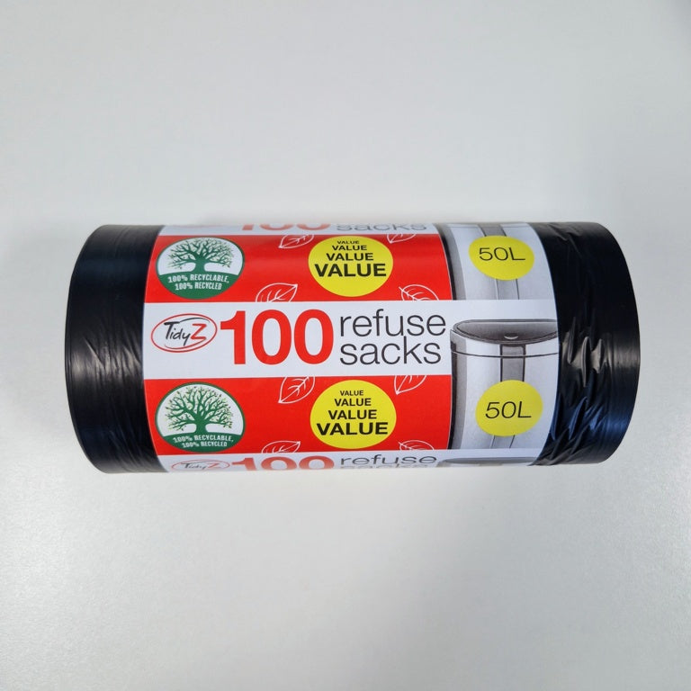 Tidyz Refuse Sacks 50L
