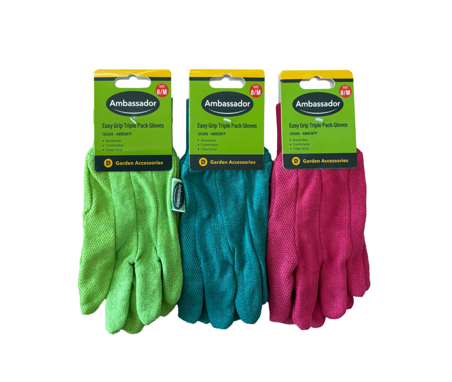 Ambassador Easy Grip Triple Pack Gloves