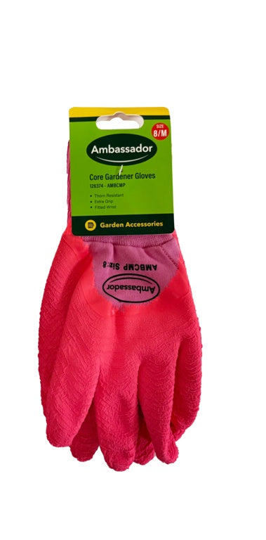 Ambassador Core Gardener Pink Gloves