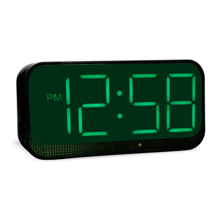 Acctim Silas 2" Wireless Led Alarm Clock Black