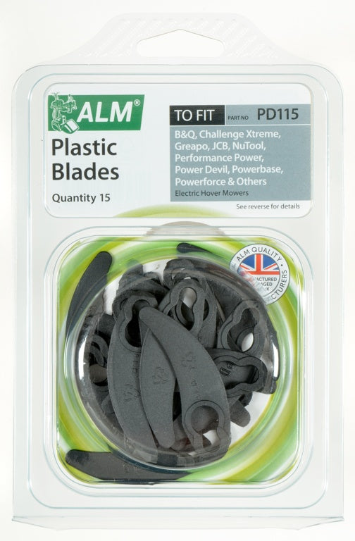 Alm Plastic Blades Pack Of 15