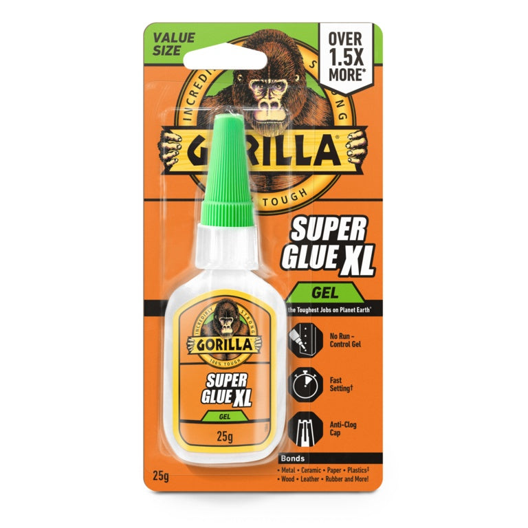 Gorilla Superglue Xl Gel New 25g