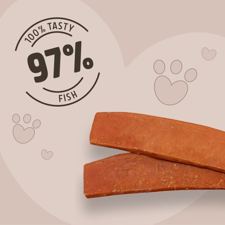 Rosewood Salmon Fillet Strips Dog Treats Large