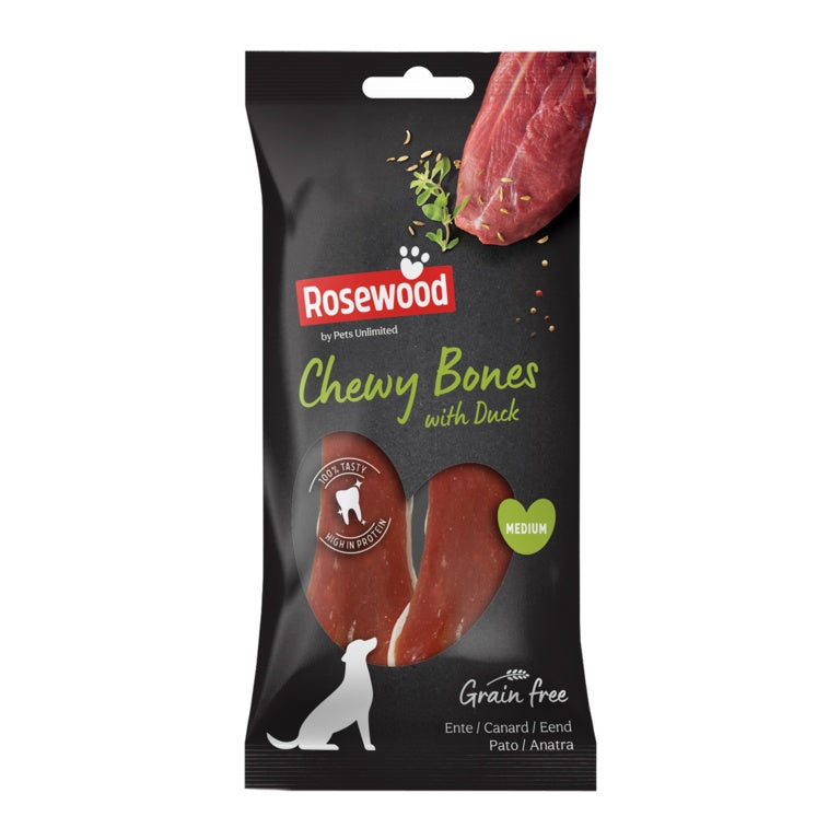 Rosewood Chewy Bones With Duck Medium