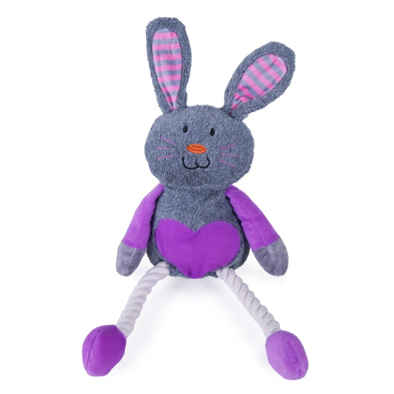 Rosewood Mister Twister Ruby Rabbit Rope Dog Toy